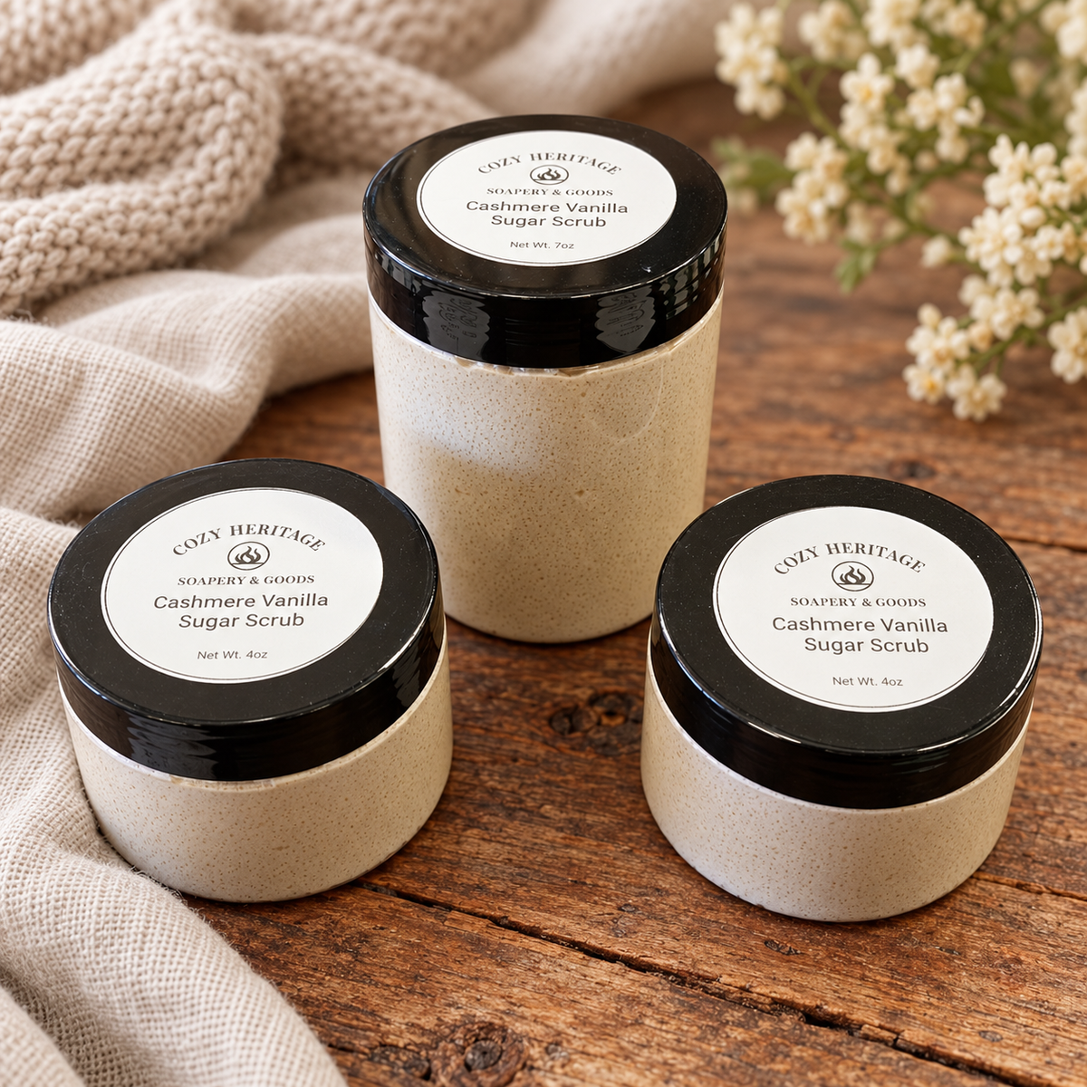 Cashmere Vanilla Whipped Sugar Scrub