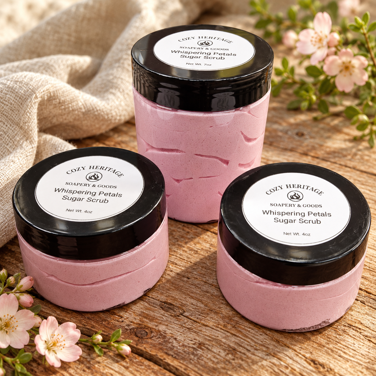 Whispering Petals Whipped Sugar Scrub