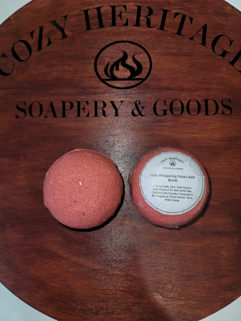 Cozy Whispering Petals Bath Bomb