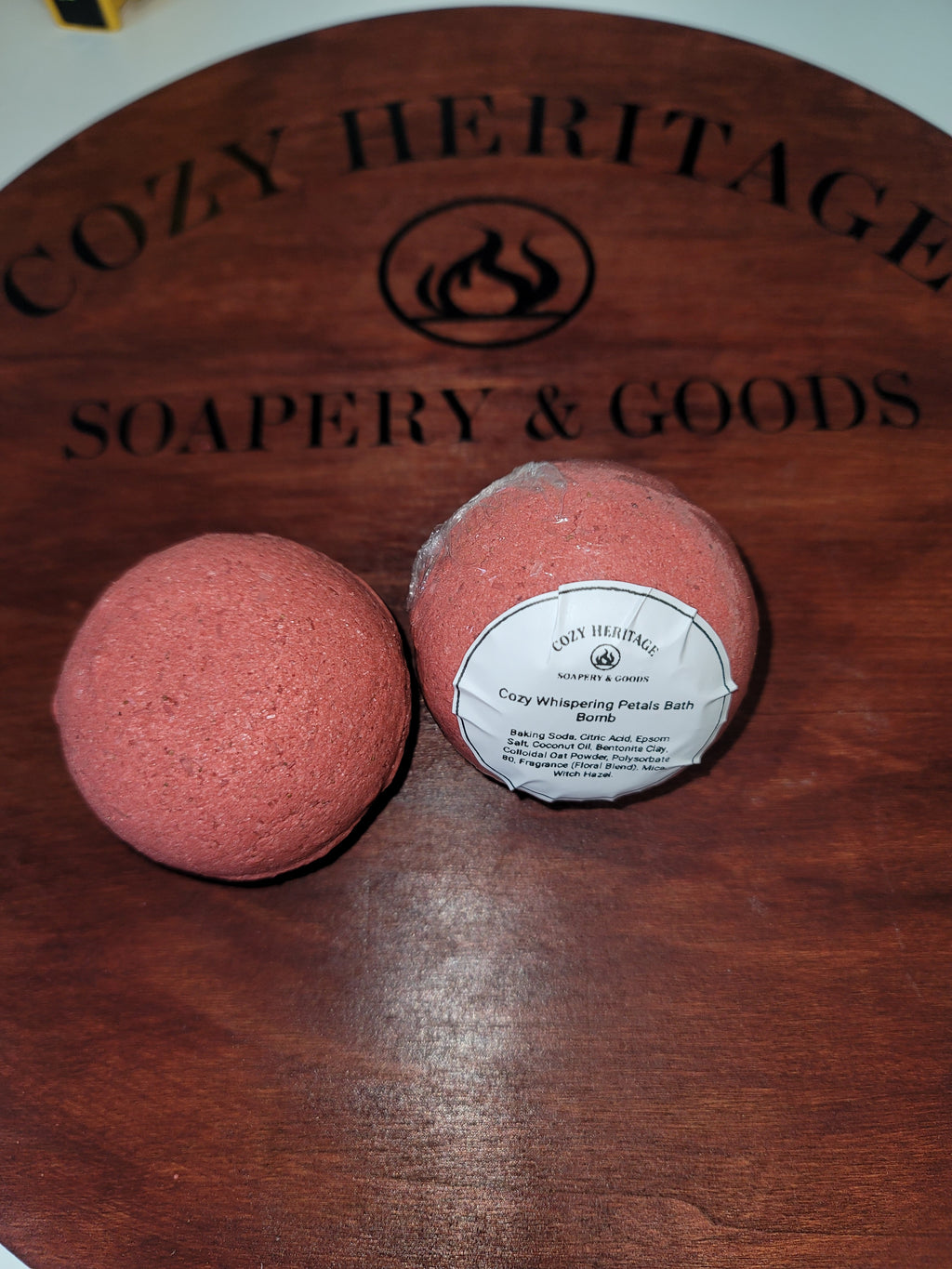 Cozy Whispering Petals Bath Bomb