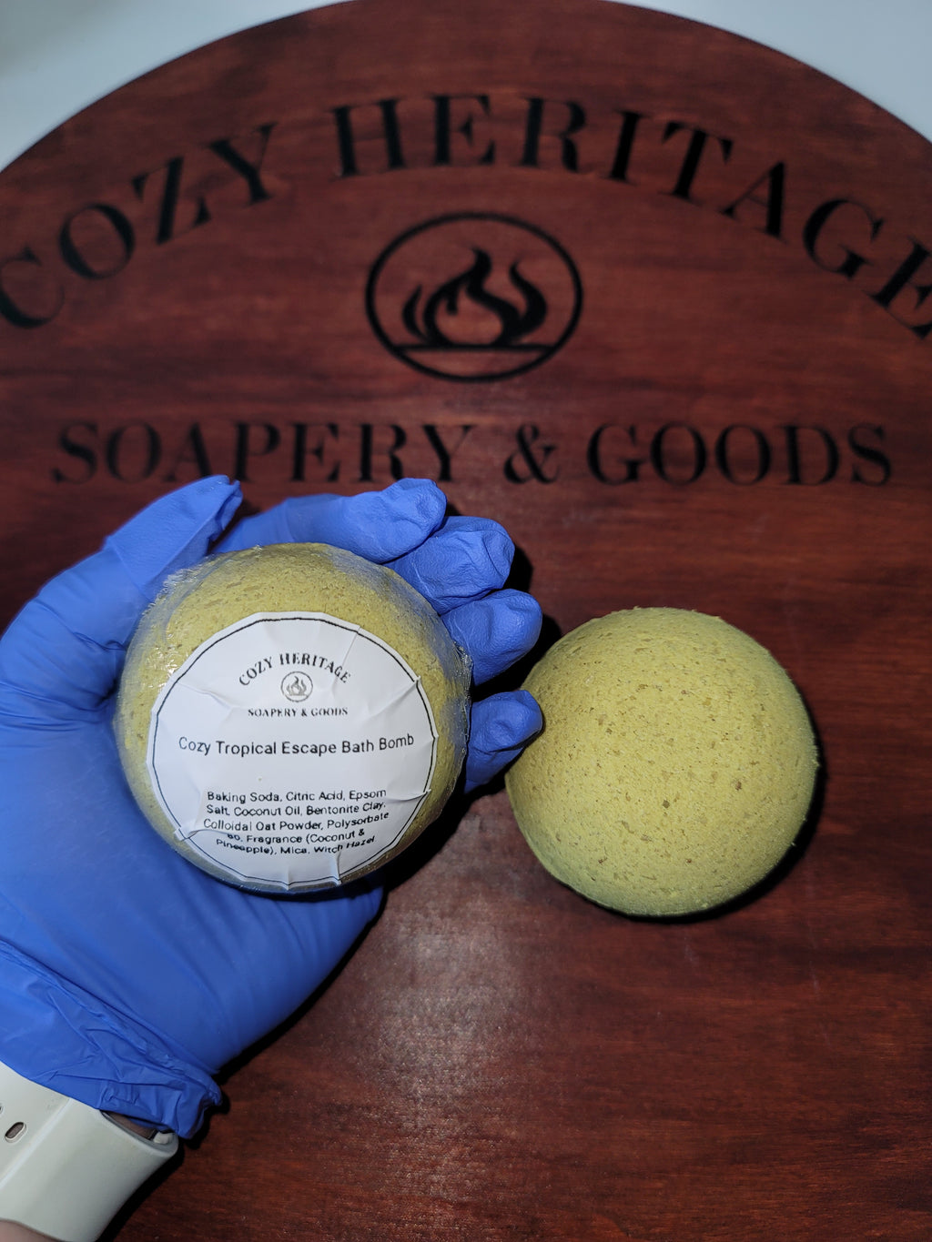 Cozy Tropical Escape Bath Bomb