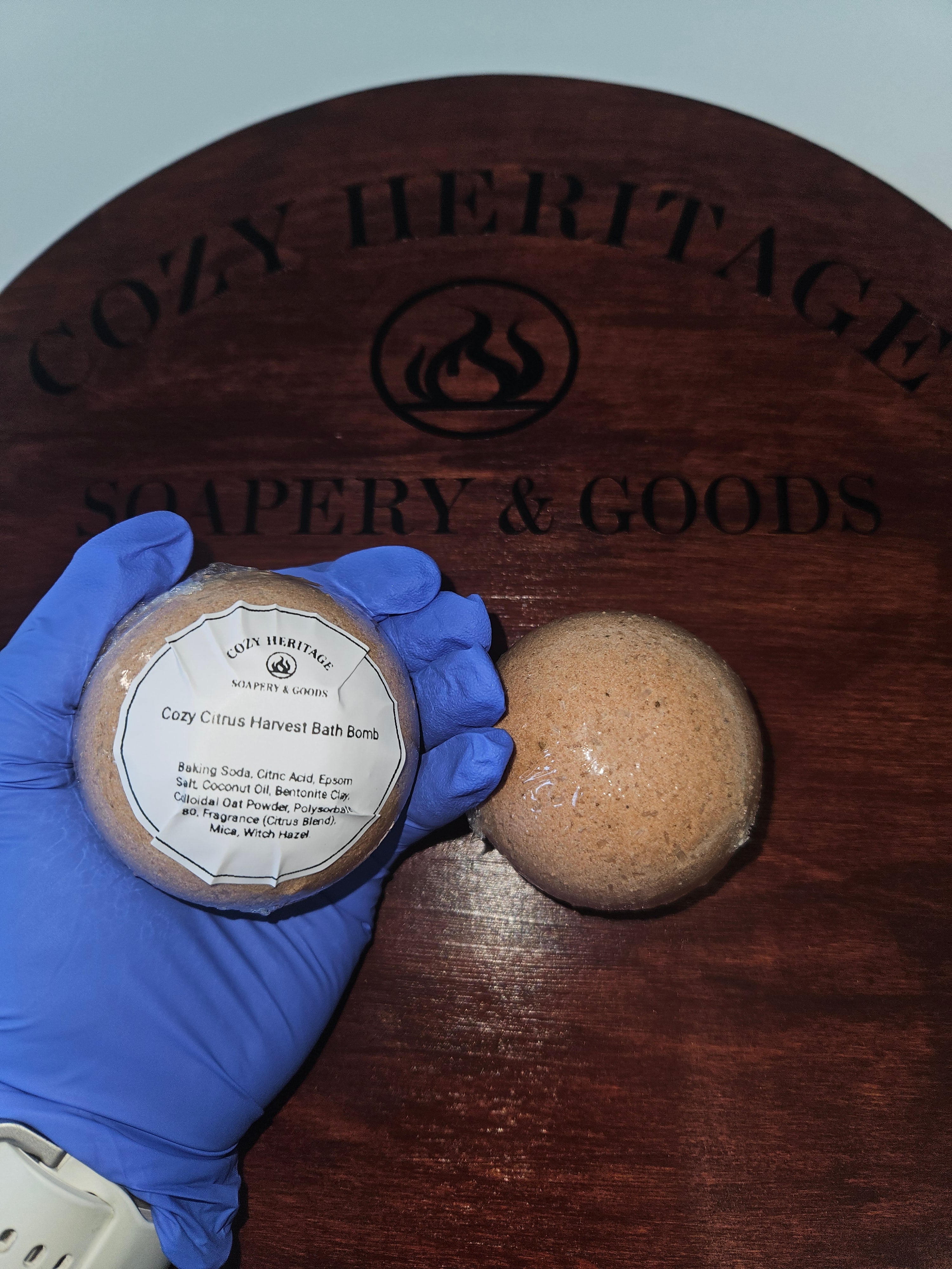 Cozy Citrus Harvest Bath Bomb