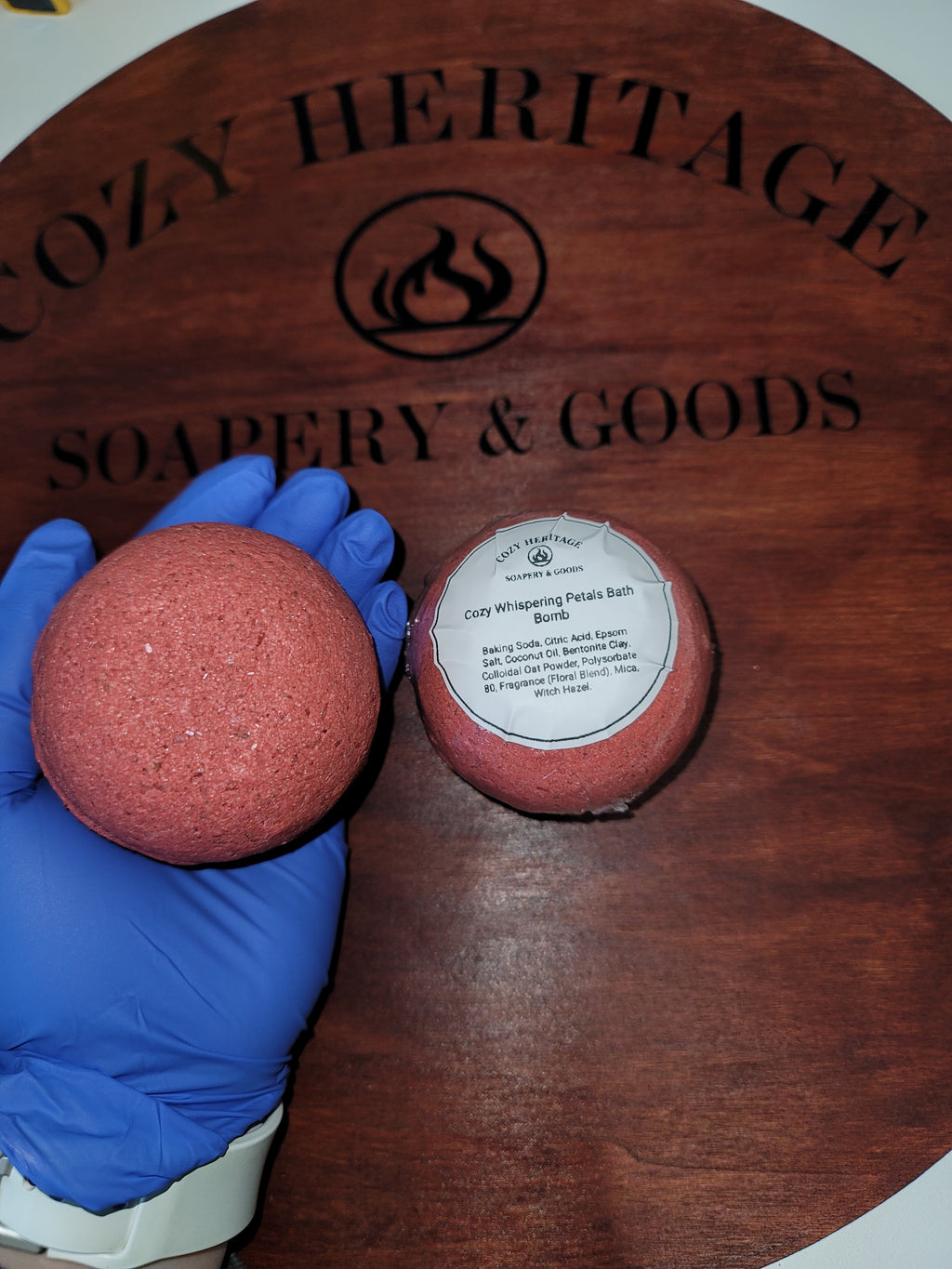 Cozy Whispering Petals Bath Bomb