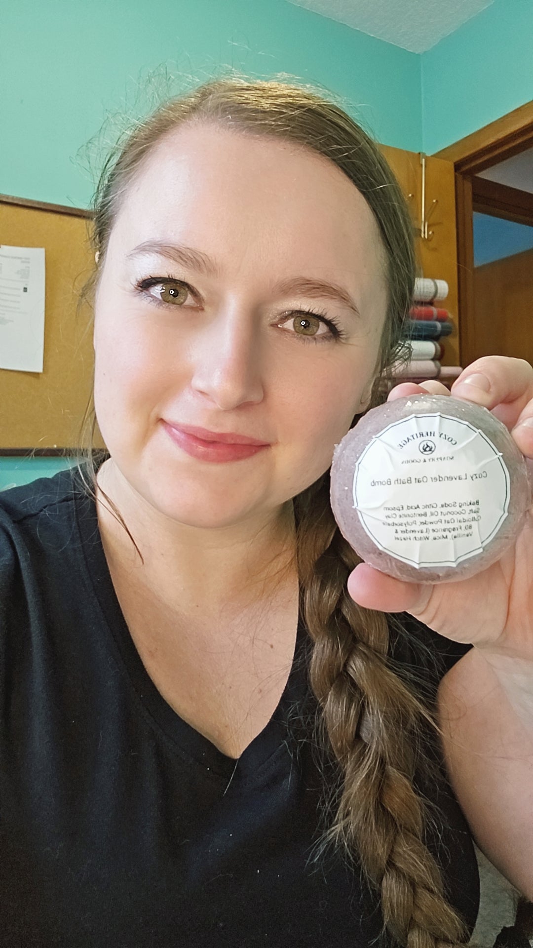 Cozy Lavender Oat Bath Bomb